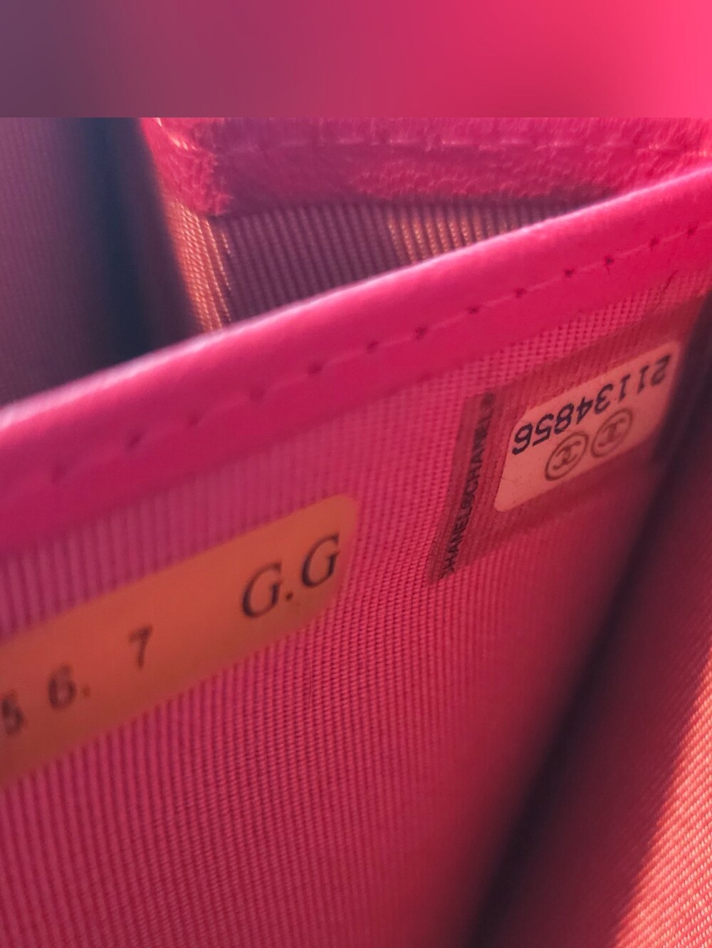 ✨ AUTHENTIC Chanel Classic Long Zipped Wallet | Quilted Pink Lambskin Silver HW - Picture 8 of 9